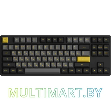 Клавиатура Akko 5087S Black & Gold (Akko CS Jelly Pink)